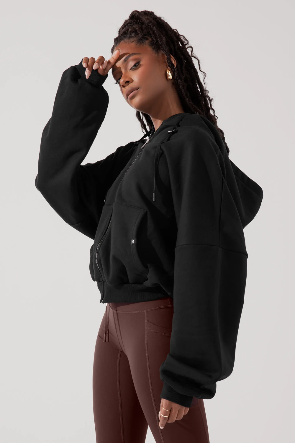 Zip Cloud Hoodie - Black Zip Cloud Hoodie - Black -Popflex Store ZipCloudHoodie Black 5002 0907 Edit