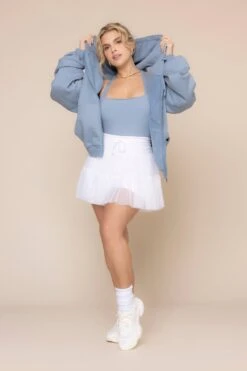 Zip Cloud Hoodie - Blue Storm -Popflex Store ZipCloudHoodie Blue Storm 5002 03786