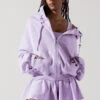 Zip Cloud Hoodie - Digital Lavender