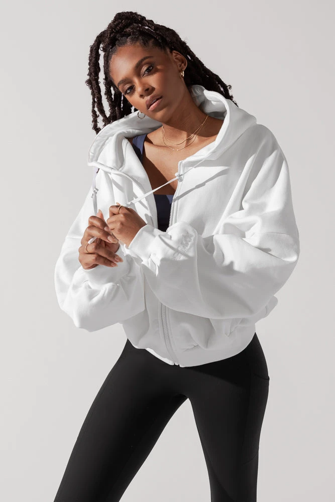 Zip Cloud Hoodie - White Zip Cloud Hoodie - White -Popflex Store ZipCloudHoodie White 5002 0028 Edit