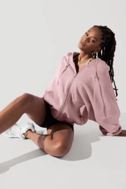 Zip Cloud Hoodie - Blush -Popflex Store ZipCloudHoodie blush 5002 0132 2 Edit