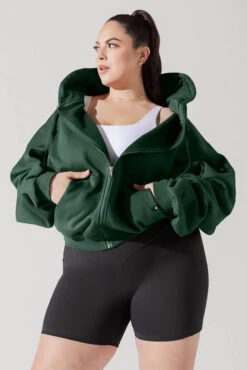 Zip Cloud Hoodie - Game Time Green -Popflex Store ZipHoodie GreenTime 5002 0013 Edit 1