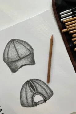 Good Sport High Pony Cap -Popflex Store highPonySketchPopflex